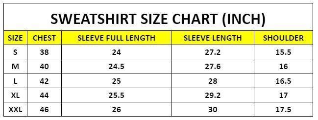 Fleece Solid Full Sleeves Mens Sweatshirts